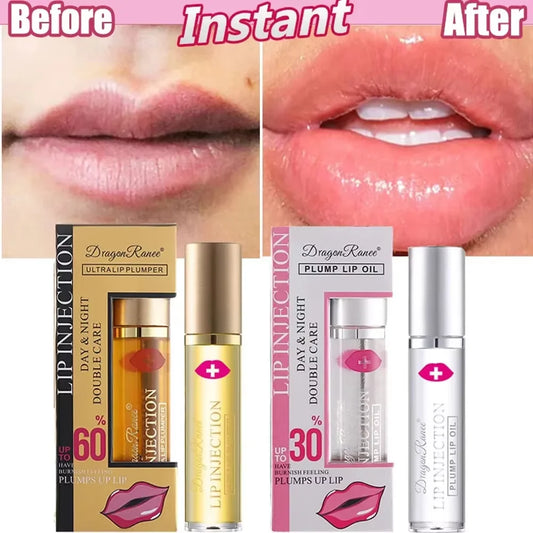 Instant Volumising Lip Plumper Oil Lip Enhancer Lip Gloss Plumping Serum - My Store