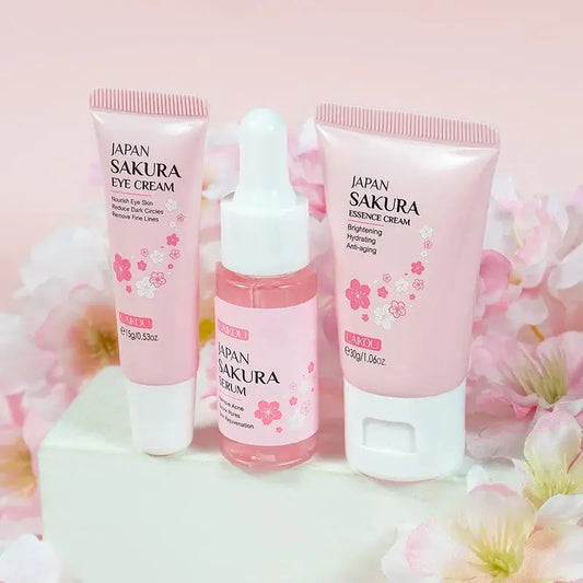 Laikou Japan Sakura Skincare Set - 3Pcs - My Store