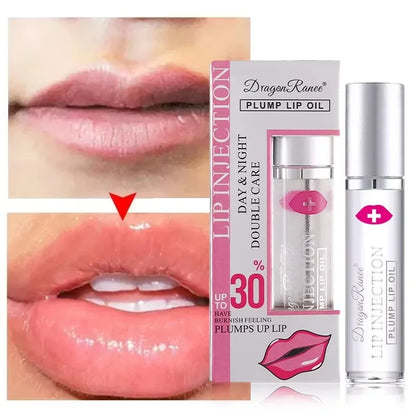 Instant Volumising Lip Plumper Oil Lip Enhancer Lip Gloss Plumping Serum - My Store