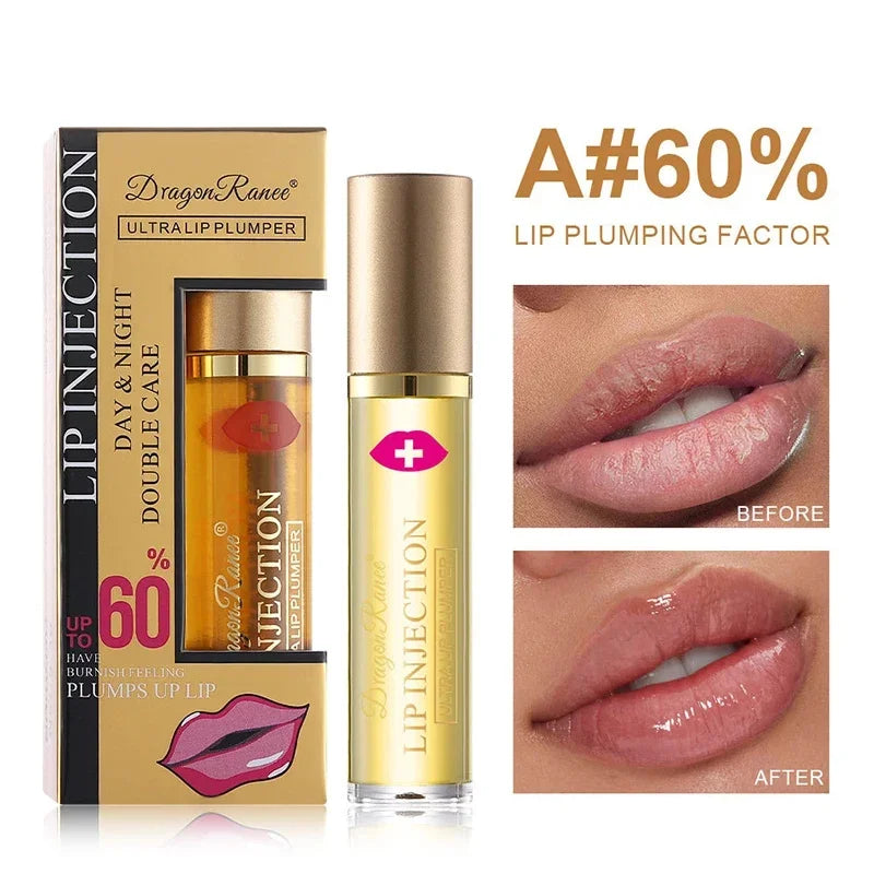 Instant Volumising Lip Plumper Oil Lip Enhancer Lip Gloss Plumping Serum - My Store