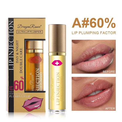 Instant Volumising Lip Plumper Oil Lip Enhancer Lip Gloss Plumping Serum - My Store