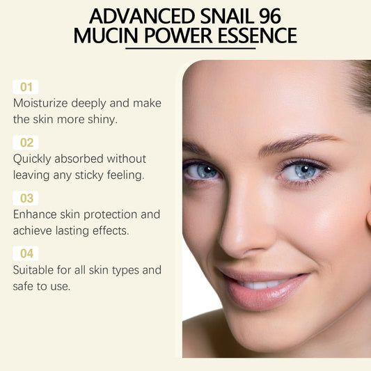 Snail 96 Mucin Power Essence Fading Fine Lines Moisturizing Lifting Firming Smoothing Nourishin Brightening Skin Care - My Store