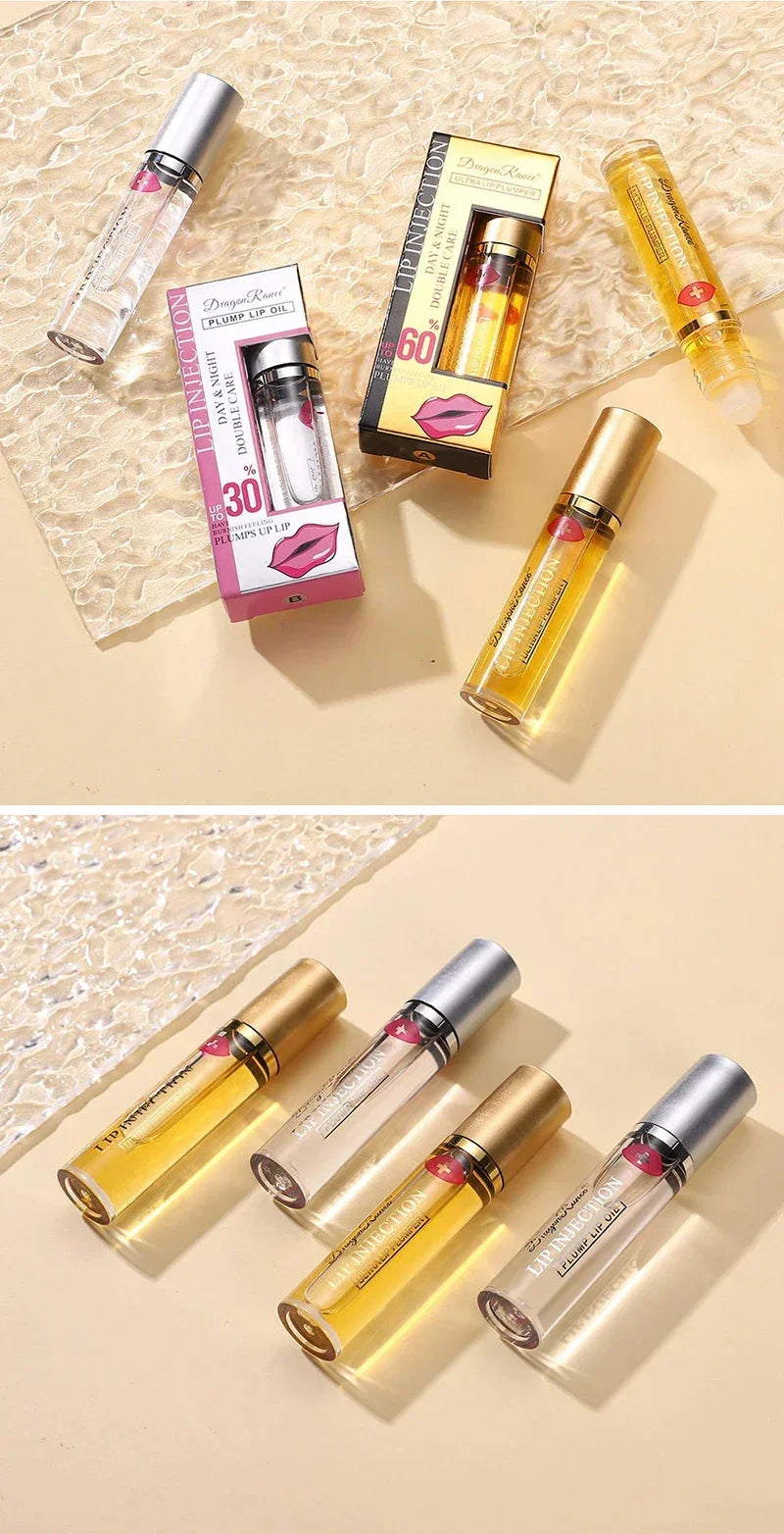Instant Volumising Lip Plumper Oil Lip Enhancer Lip Gloss Plumping Serum - My Store